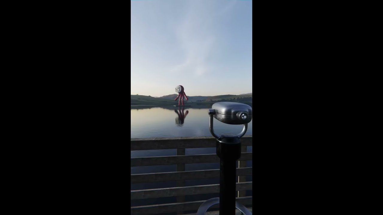 Giant Baby At The Lake Shorts