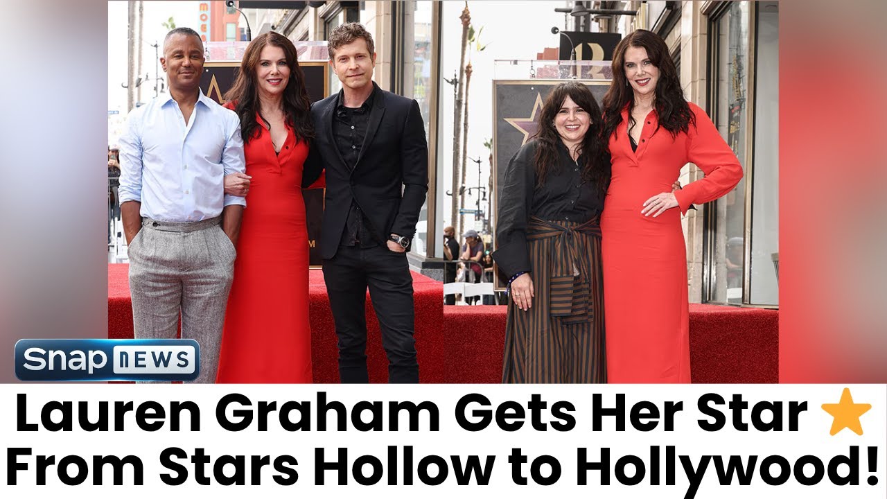 Gilmore Girls Star Lauren Graham Honored on the Hollywood Walk of Fame ...