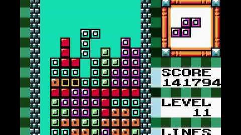 Tetris DX (GBC) - 9999999 Points (Counter Stop)