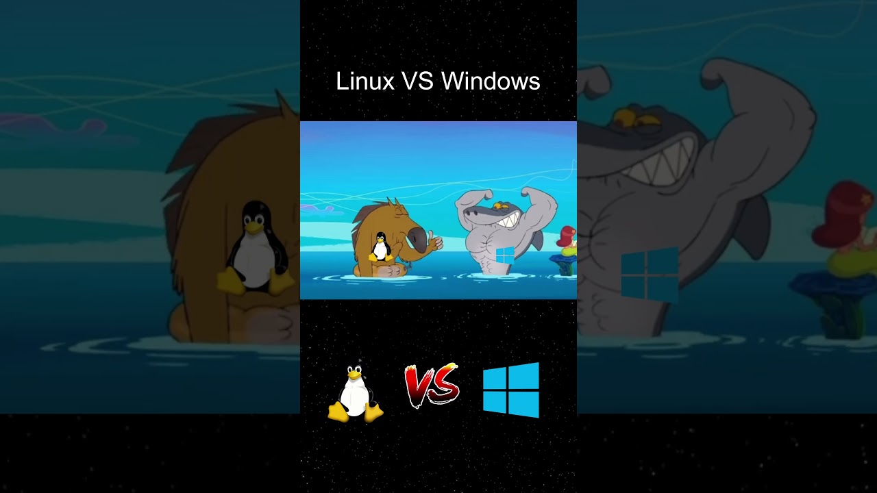 Windows VS Linux #linux #windows
