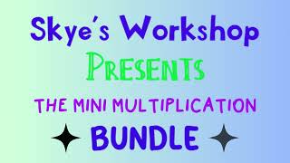 The Multiplication Mini Book Math BUNDLE Guide