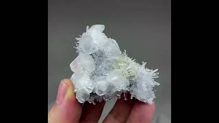 Video preview: Clear Colourless Quartz with Calcite — Fujian, China | Natural Mineral Specimen