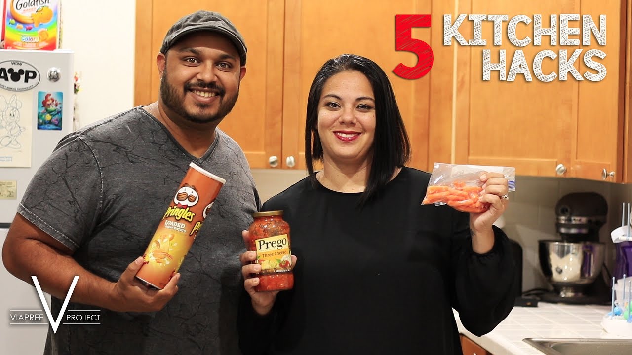 5 Kitchen Hacks You Need To Know!! YouTube