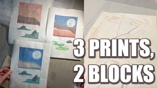 How to Make 3 Prints from 2 Blocks: The Modular Mokuhanga "Mix & Match" System