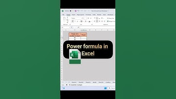 How to use Power formula in Microsoft Excel #excelshorts #exceltricks #excelvideos #excelshortcuts