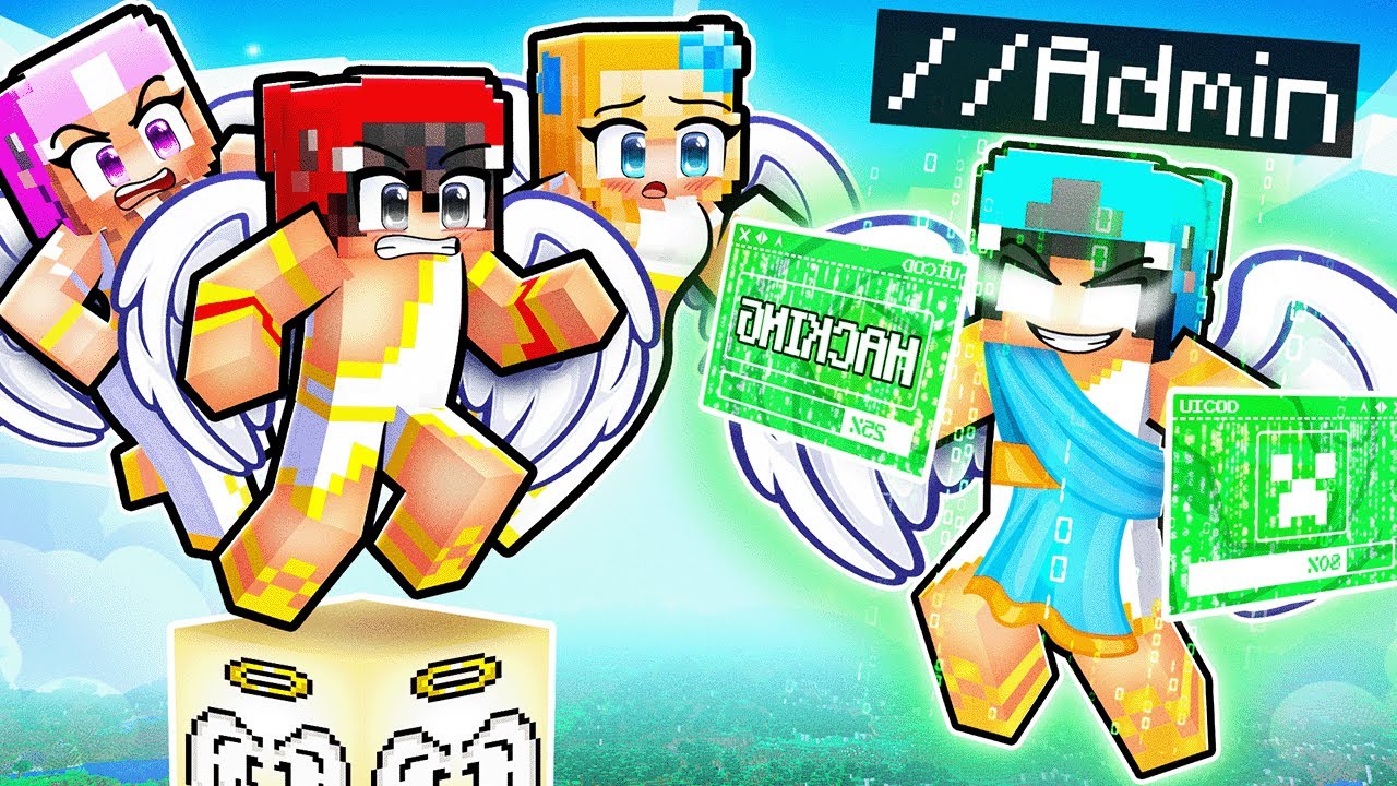 Using ADMIN COMMANDS on an ANGEL ONLY One Block!