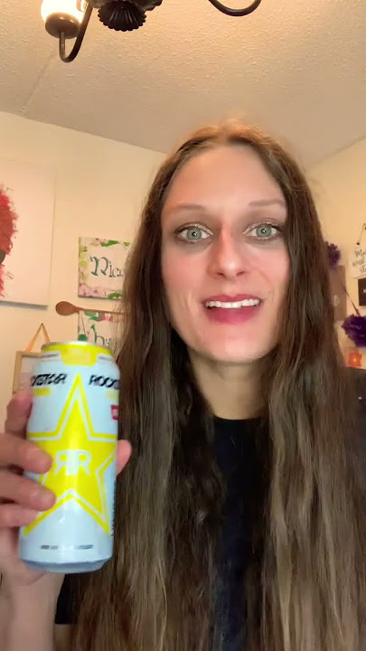@RockstarEnergy  Lemonade Taste Test! Sugar Free Lemonade Energy Drink! #doyoulikesnacks Beverage