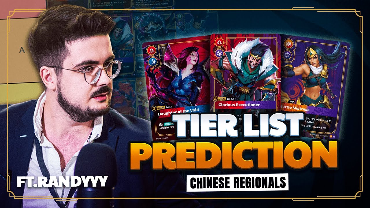 THESE DECKS ARE WINNING THE CHINESE REGIONALS ?!🏆- Spiritforged Prediction Tierlist ft 