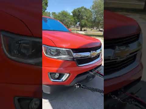 First Time with the Chevy Colorado Hitched up to be flat towed by the Jayco Precept 36C Motorhome