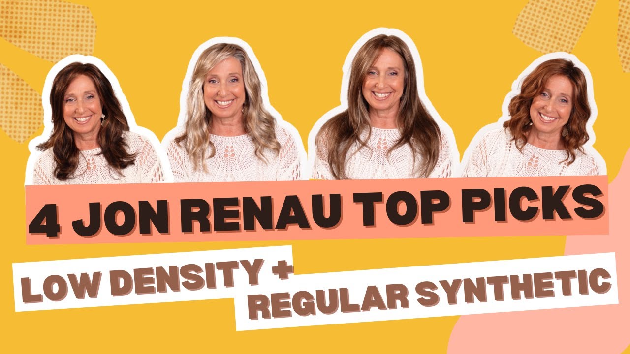 4 Jon Renau Top Pics | Low Density + Regular Synthetic Wigs