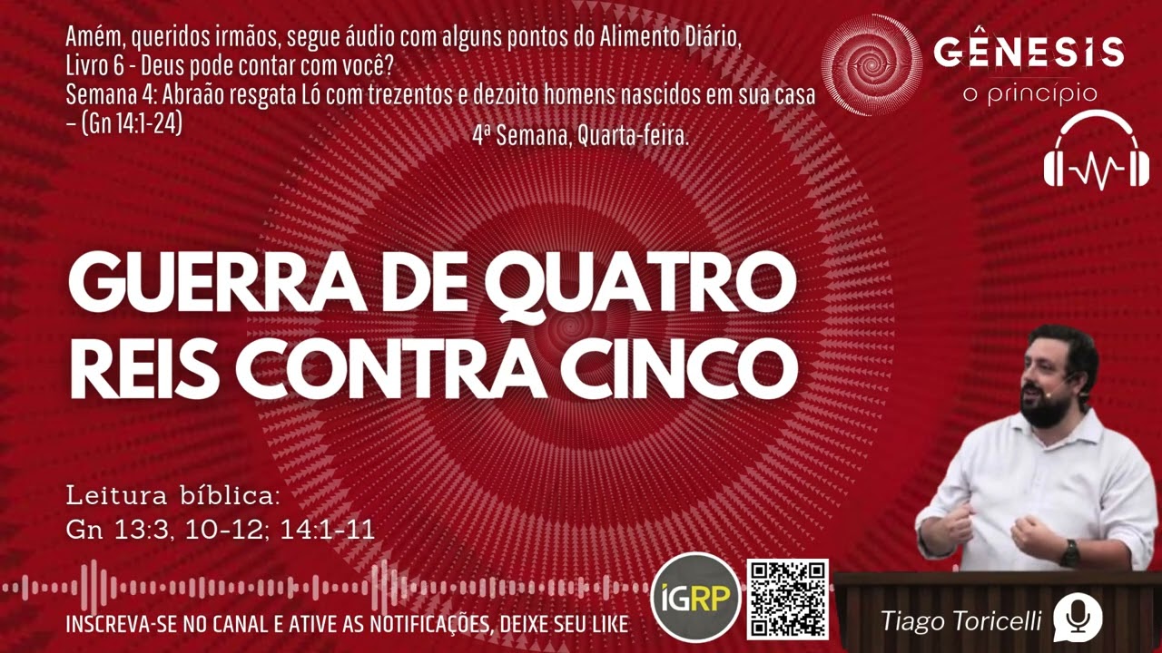 Guerra de quatro reis contra cinco | Áudio com alguns pontos do Alimento Diário