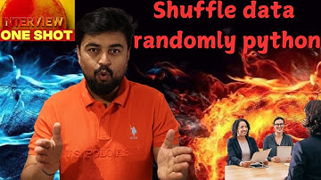 Learn - Shuffle a list randomly. #python #programming