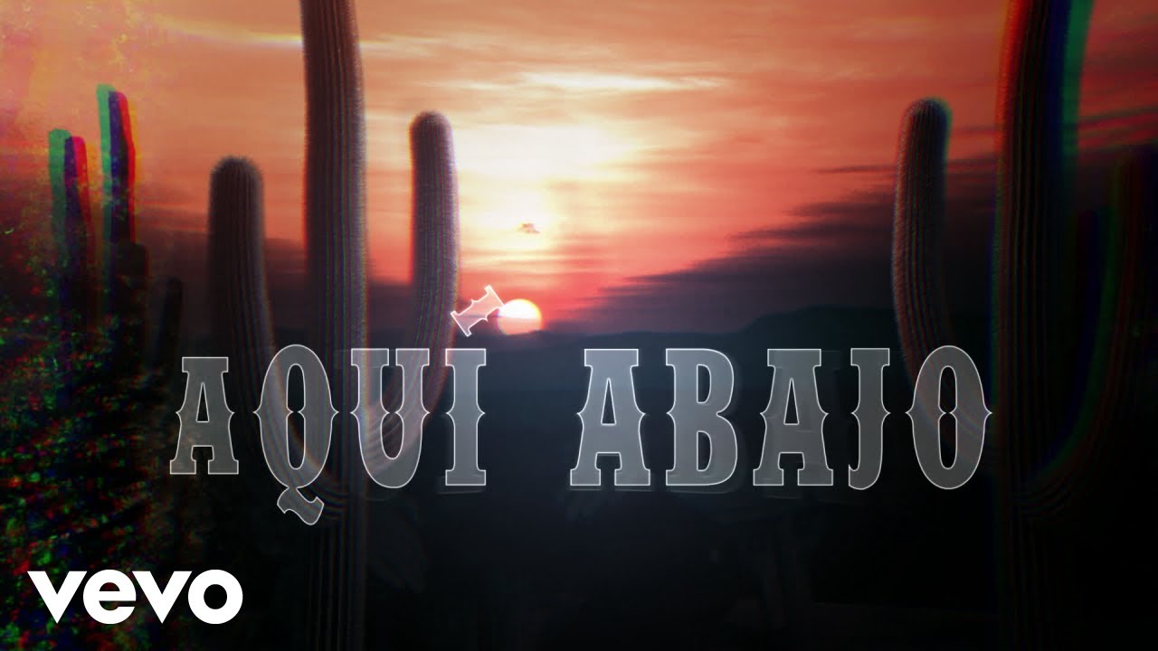 Christian Nodal - Aquí Abajo (LETRA)