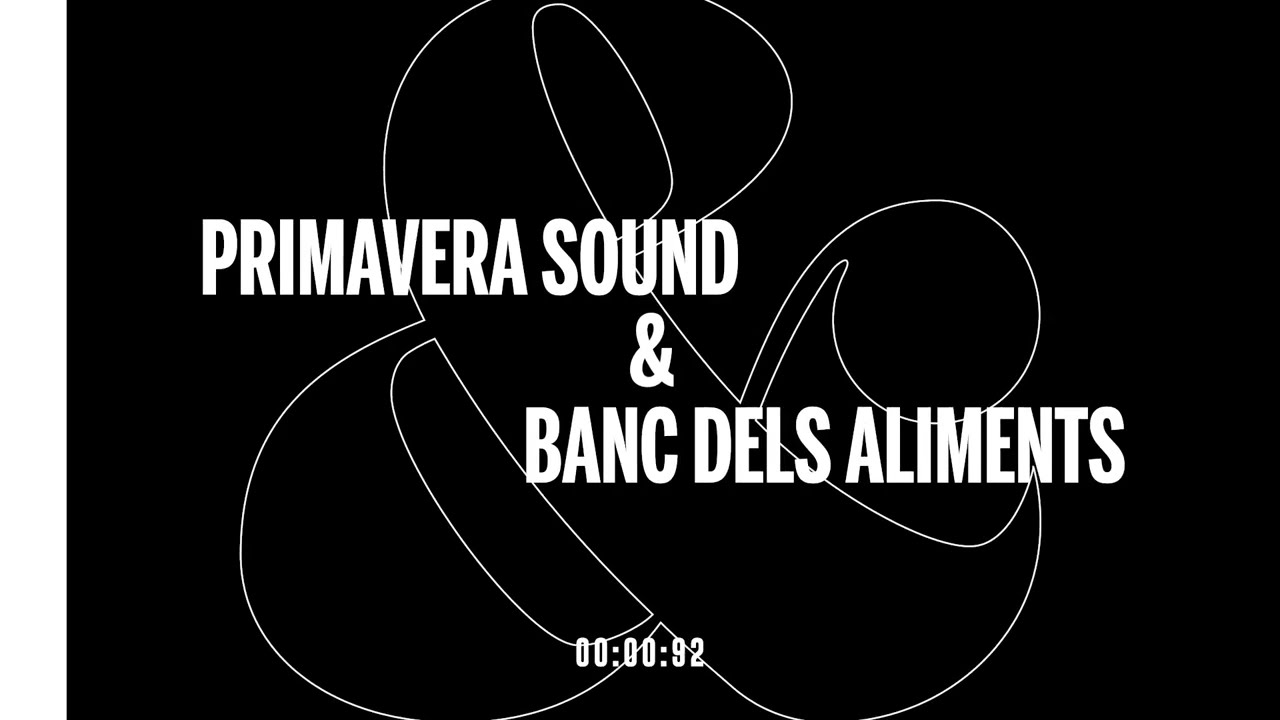 Primavera Sound & Banc dels Aliments against food waste!