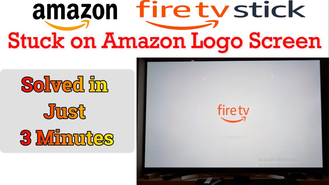 How To Fix Fire TV Stick Stuck On Amazon Logo Screen All Issues
