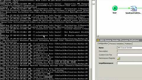 TIBCO BusinessEvents - JMS Queue Sender to BE.avi