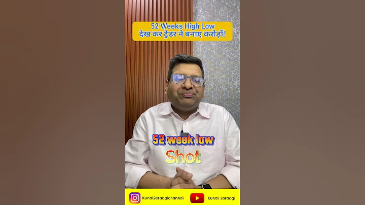 52 Weeks High Low देख कर ट्रेडर ने बनाए करोड़ों ! #shorts