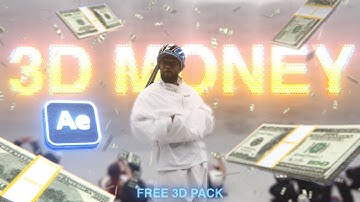 3D Money Transition | After Effects Tutorial + FREE 3D PACK