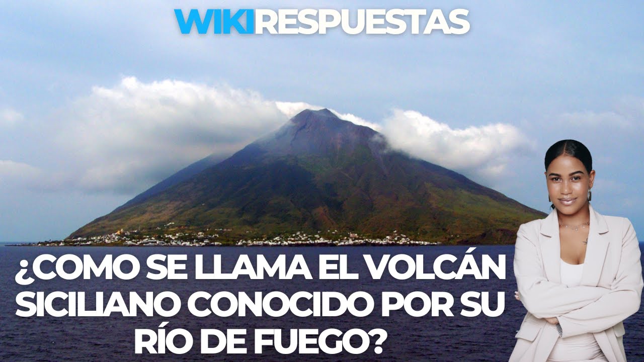 Volcán Siciliano Conocido Por Su Río De Fuego