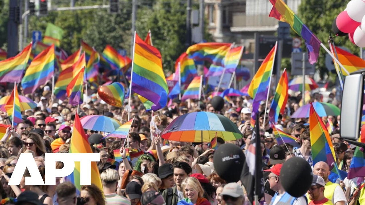Warsaw Celebrates 25th Anniversary Pride Parade With Thousands Joining Landmark Event | APT
