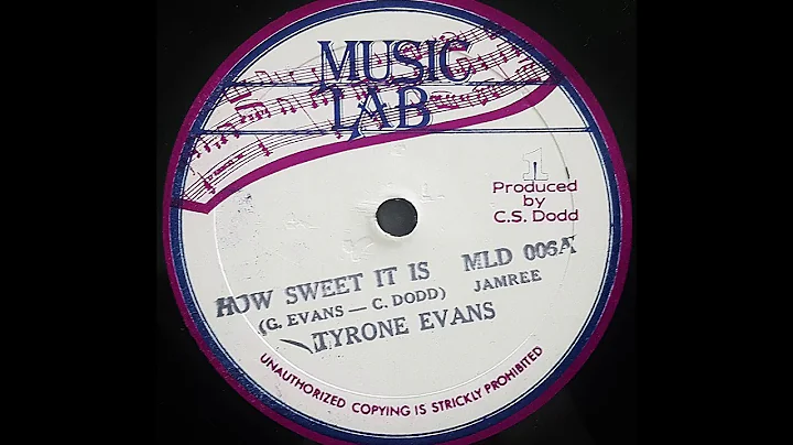 TYRONE EVANS - How Sweet It Is