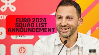 Domenico Tedesco reveals his #EURO2024 squad 🇧🇪🎙️ | #REDDEVILS