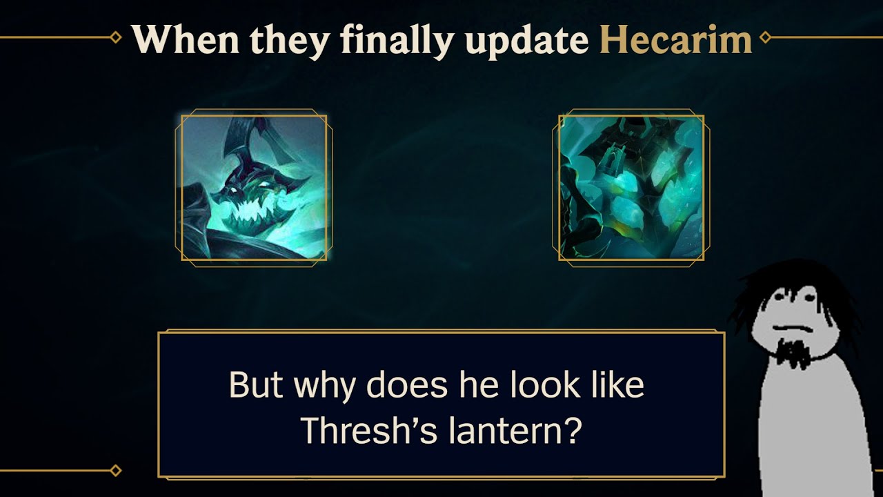 When your champion finally gets updated