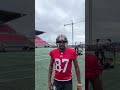 REDBLACKS react to old Ottawa Rough Rider helmet