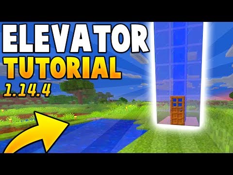 Minecraft 1.14 WATER ELEVATOR! Tutorial (EASY)