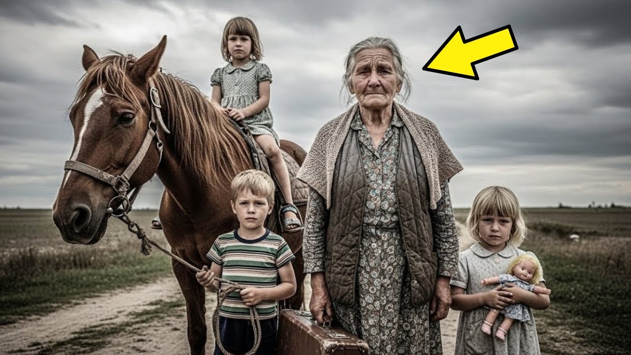 Povera Anziana Cacciata Con 3 Nipoti E Un Vecchio Cavallo, Ma Scopre Qualcosa Che Cambia Tutto Poi
