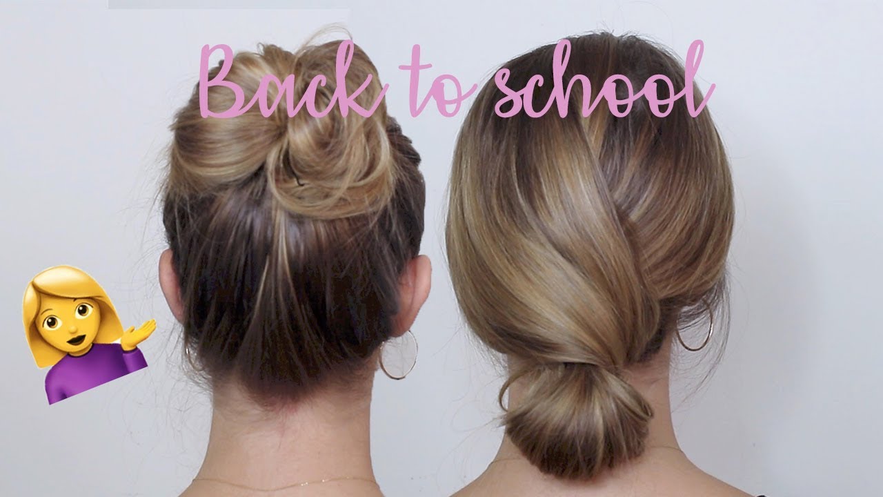 Capelli Sporchi 5 Facili Pettinature Per Scuola Universita E Lavoro Back To School Laretrò