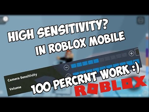 How To Fix High Sensitivity In Roblox Mobile Youtube - how to fix sensitivity on roblox s new menu roblox update sensitivity fix may 2020 youtube