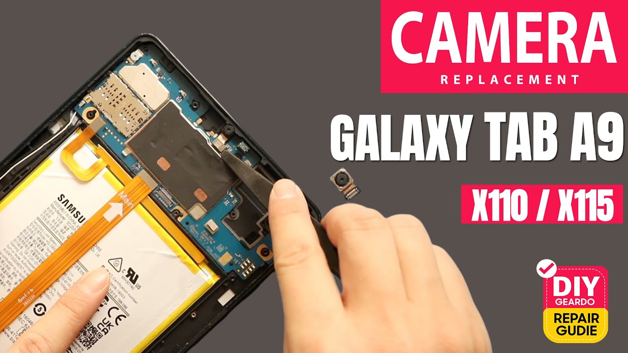 Samsung Galaxy Tab A9 Camera Replacement | SM:X110 SM:X115 SM:X117 ...