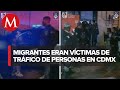 FGJ rescatan a 26 migrantes en la Ciudad de México