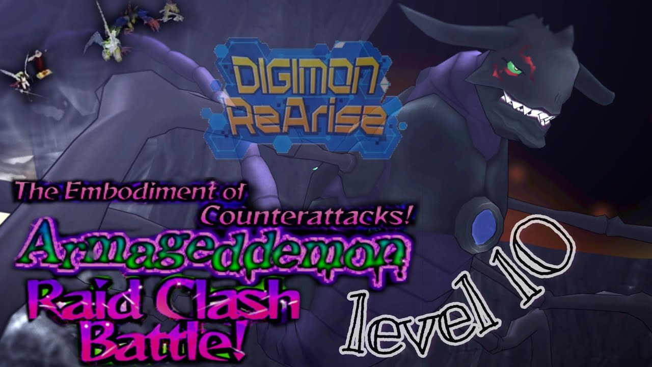 Digimon ReArise (Global) vs Armagemon (Armageddemon) lv.10 - YouTube