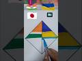 Making indian 🇮🇳🇵🇼🇯🇵🇺🇦|independence day drawing||#shortvideo #trending #viral#shorts #shortsfeed#art