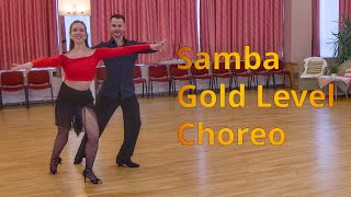 Samba D Level Choreography Cruzados Walks And Locks, Carioca Runs