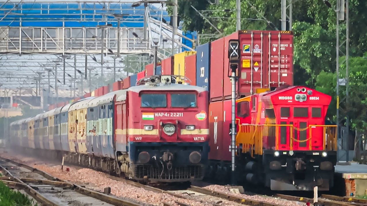 Musical Railway Track Sound GARIB NAWAZ EXPRESS Indian Railways