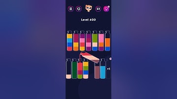 Get Color Bottle Game level 400 #bottlegame #pggaming