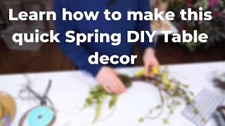 Twig and Bird DIY, Spring Home Decor DIY, Candlestick Topper, Bluebird, Home decor Ideas, How To