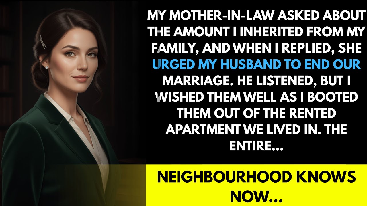 My Gold-Digging Husband & MIL Divorced Me Thinking I Got Zero Inheritance – Then I Revealed I Own...