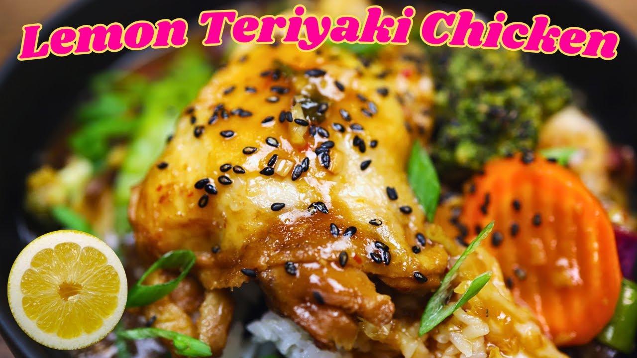 Instant Pot Lemon Teriyaki Chicken with PotinPot Jasmine Rice and