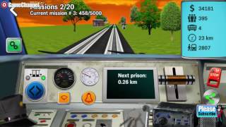 Prison Transport Train, Police Train Simulator /  /  / Android Gameplay Video screenshot 4