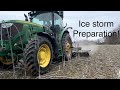 Ice Storm Prep on the Farm | late season dove field management 