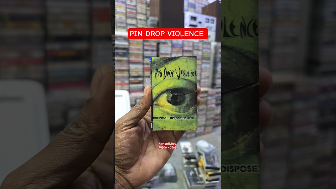 Pin drop violence indian rock band audio cassette indian audio cassette 