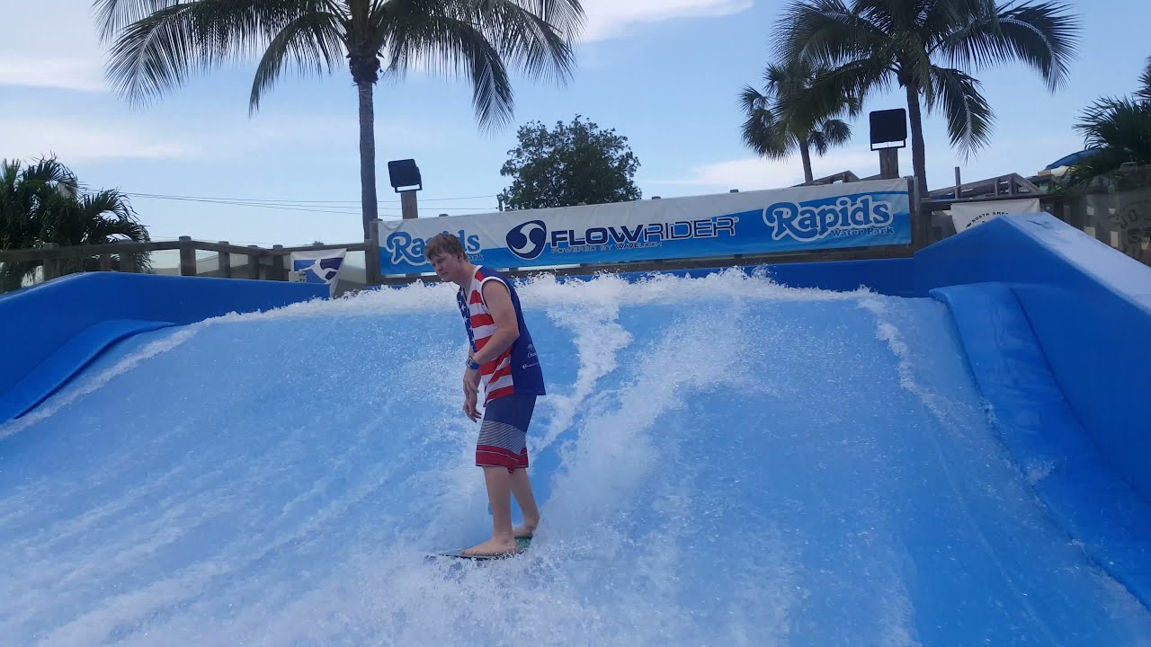 West Palm Beach Rapids Waterpark Florida FlowRider Flow Tour Contest