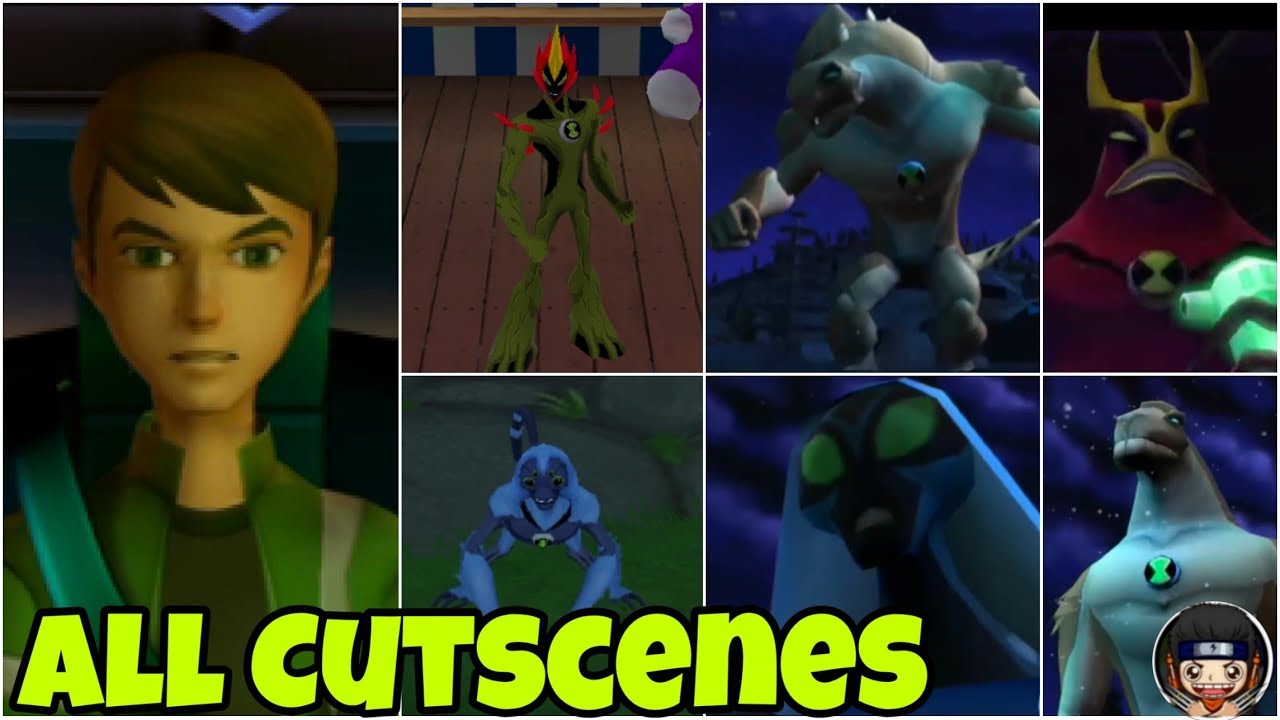 Ben 10 Alien Force All Cutscenes| Full Game Movie [With Credits]