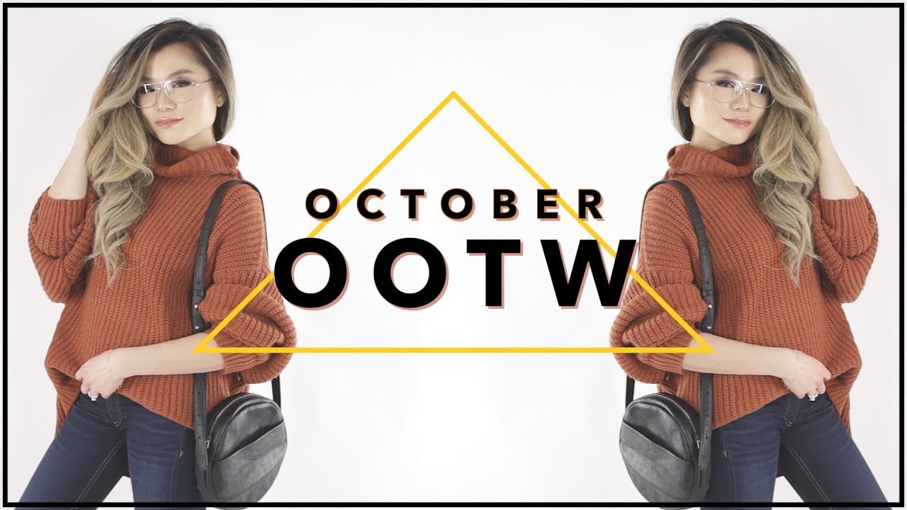 OCTOBER Fall Outfits of the Week | Fall Fashion Outfit Ideas Lookbook | Miss Louie