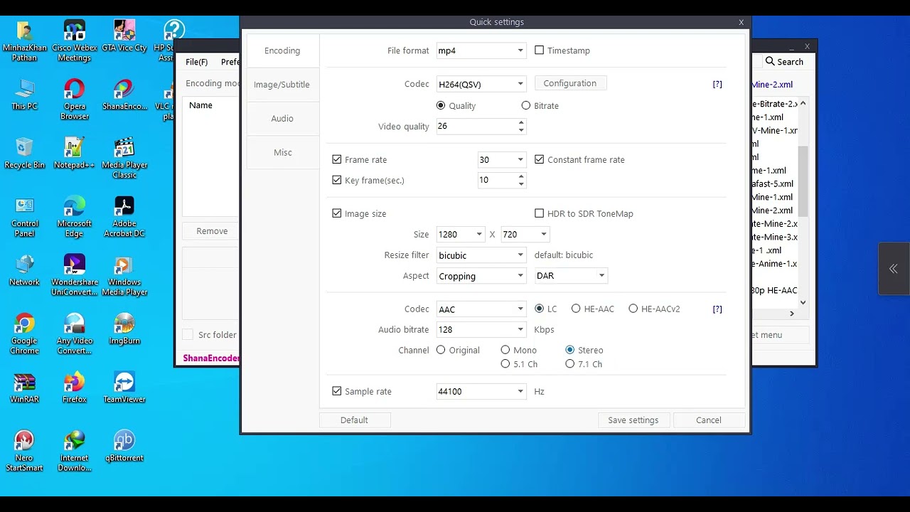 Shana Encoder Tutorial For Upscaling A Video To Small Size Without ...