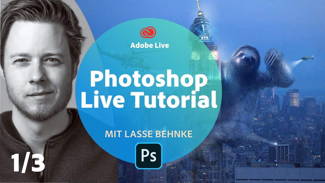 Surreale Fotografie – das Photoshop Live Tutorial mit Lasse Behnke - Adobe Live 1/3